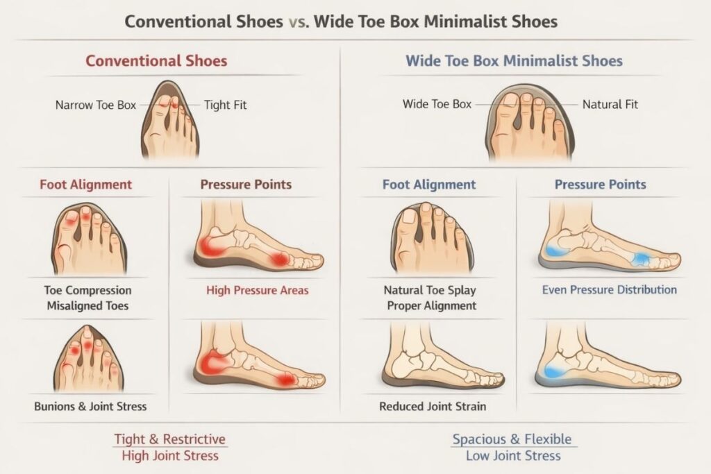 footwear choices that support joint health and natural movement