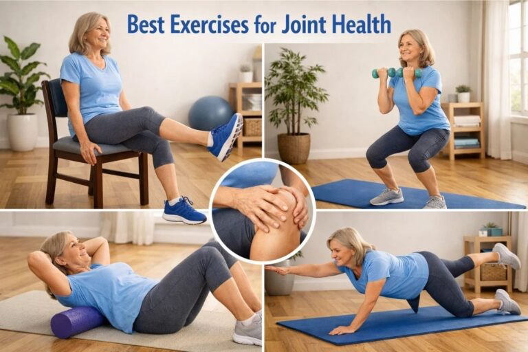 person performing joint-friendly exercises to improve overall joint health